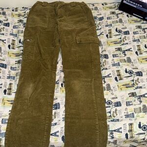 Forever 21, size S, bootcut pants, navy/olive green, great quality